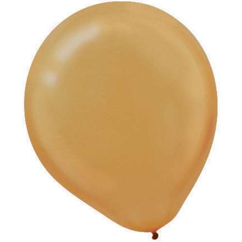 Balloons - Pearlized Gold - Click Image to Close
